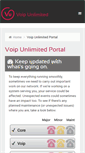 Mobile Screenshot of portal.voip-unlimited.net