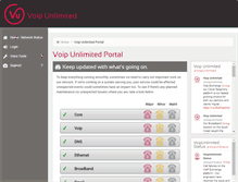 Tablet Screenshot of portal.voip-unlimited.net